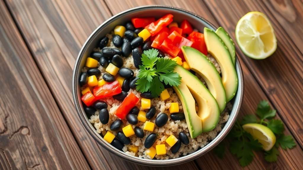 Wholesome Quinoa and Black Bean Bowl Recipe