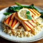 Delicious Grilled Salmon with Quinoa and Spinach for Heart Health