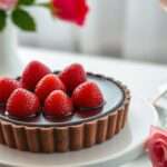 Decadent Chocolate Strawberry Tart for Valentine's Day