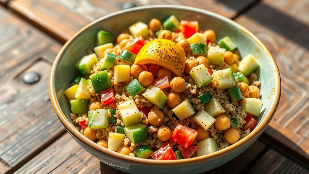 Nutritious 5-Ingredient Quinoa Salad for Lunch