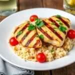 Nutritious Grilled Lemon Herb Chicken with Quinoa