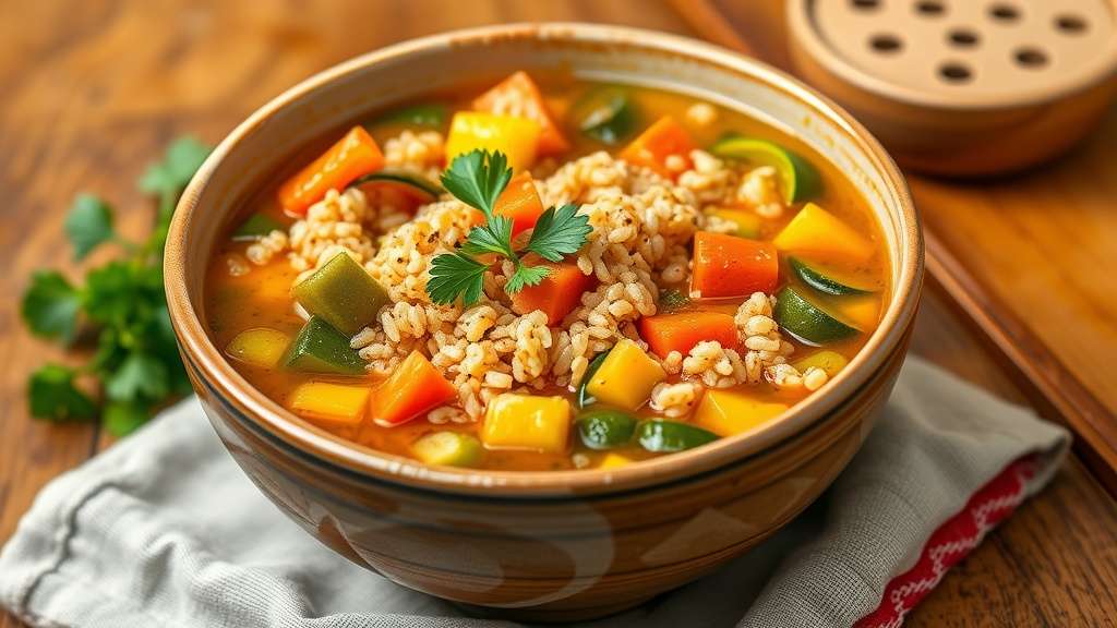 Nourishing Vegetable and Quinoa Soup Recipe