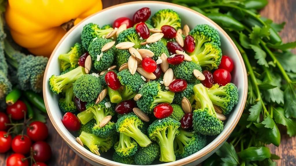 Nutritious and Colorful Broccoli Salad Recipe